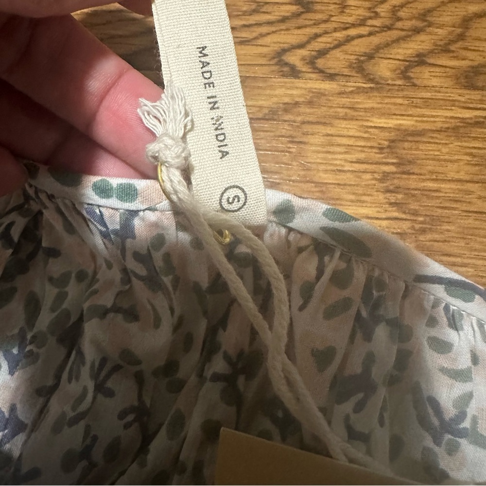 Mirth multicolor Print pajama short sleeve light weight cotton Top size small - Picture 4 of 8